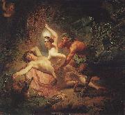 Karl Briullov, Endymion and Satyr